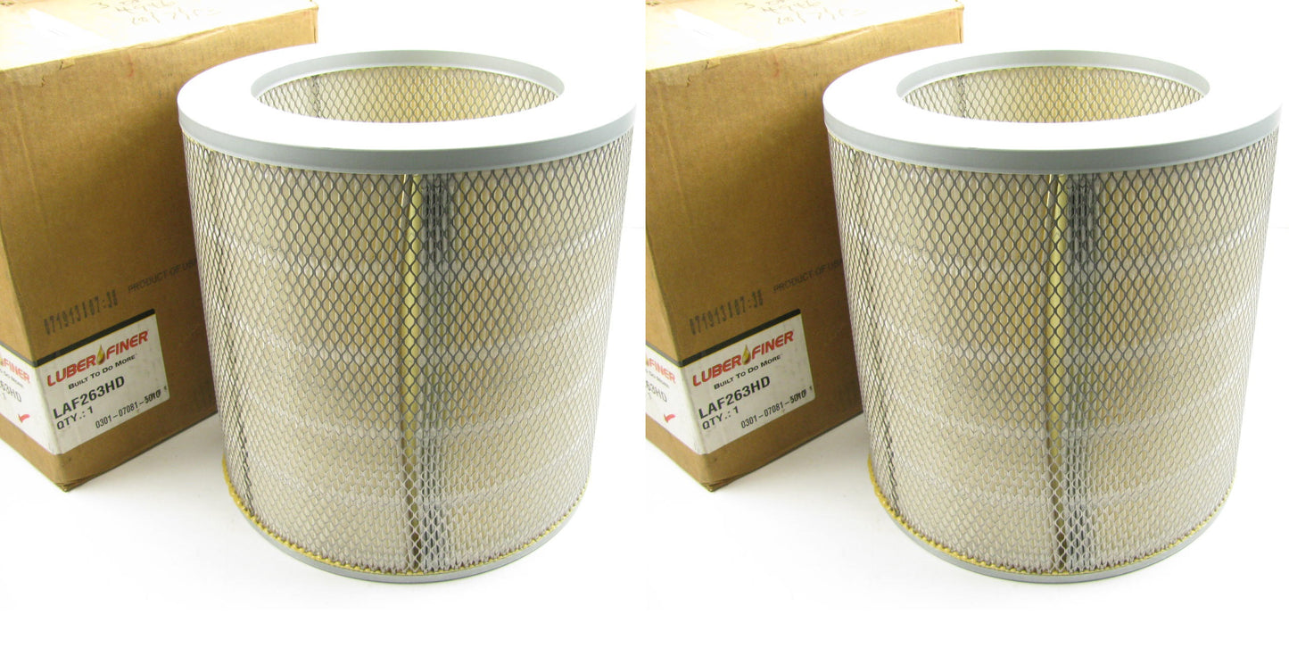 (2) Luberfiner LAF263HD Air Filters Replaces 42626 42490 42192 PA1643 PA1630