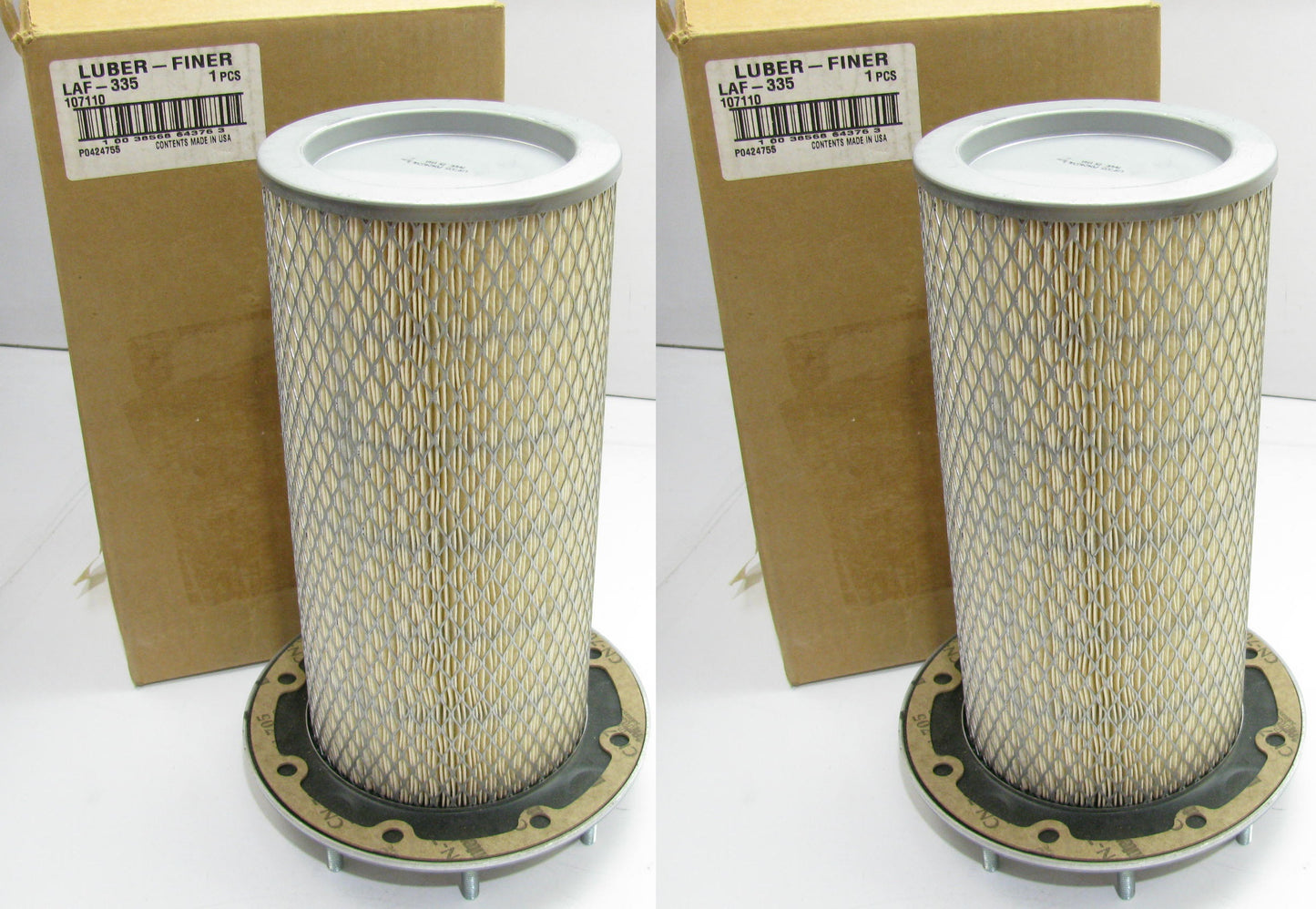 (2) Luberfiner LAF335 Air Filters Replaces CA236 A52053 42335 AF2154 AF338