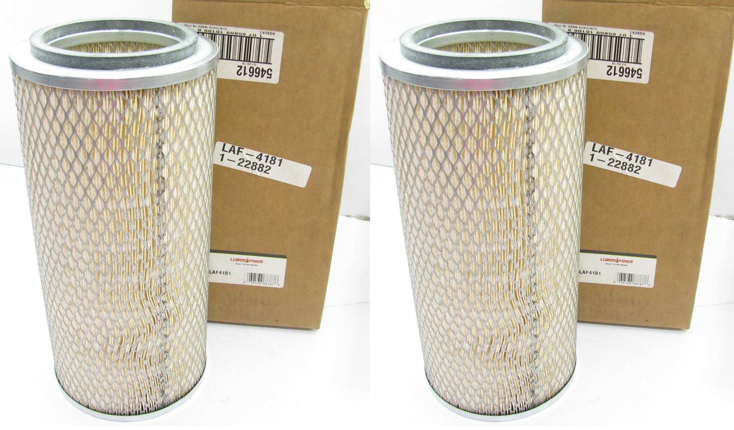 (2) Luberfiner LAF4181 Engine Air Filters For 1090 Tractor W/ A451BD - PAIR