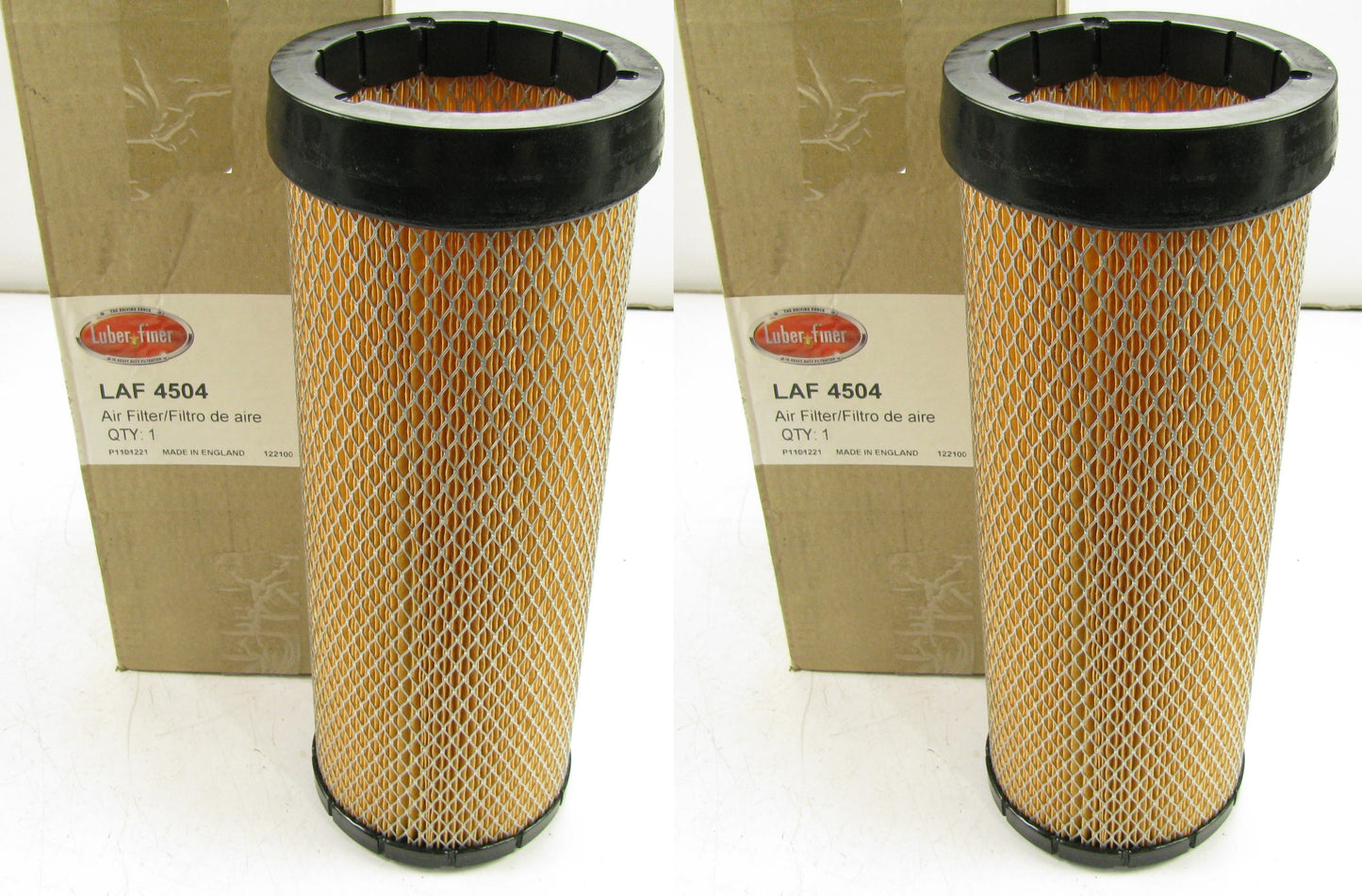 (2) Luberfiner LAF4504 Engine Air Filters Replaces Wix 46595 - PAIR