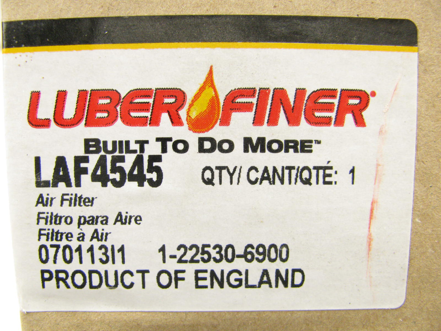 (2) Luberfiner LAF4545 Air Filters Replaces: 46569 AF25485 P829333 88569 RS3545