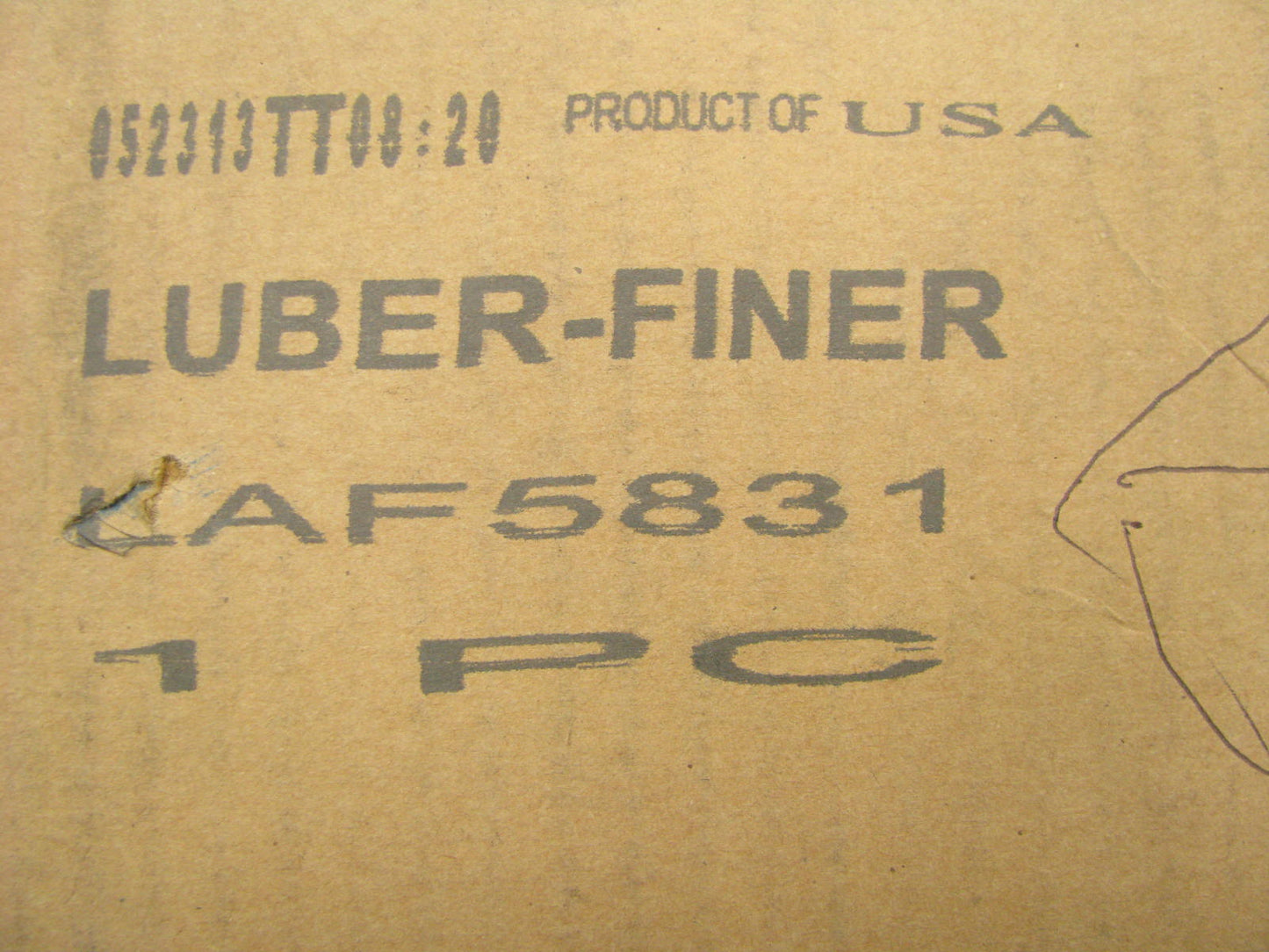 Luberfiner LAF5831 Rigid Panel Air Filter Replaces Waukesha 169180F