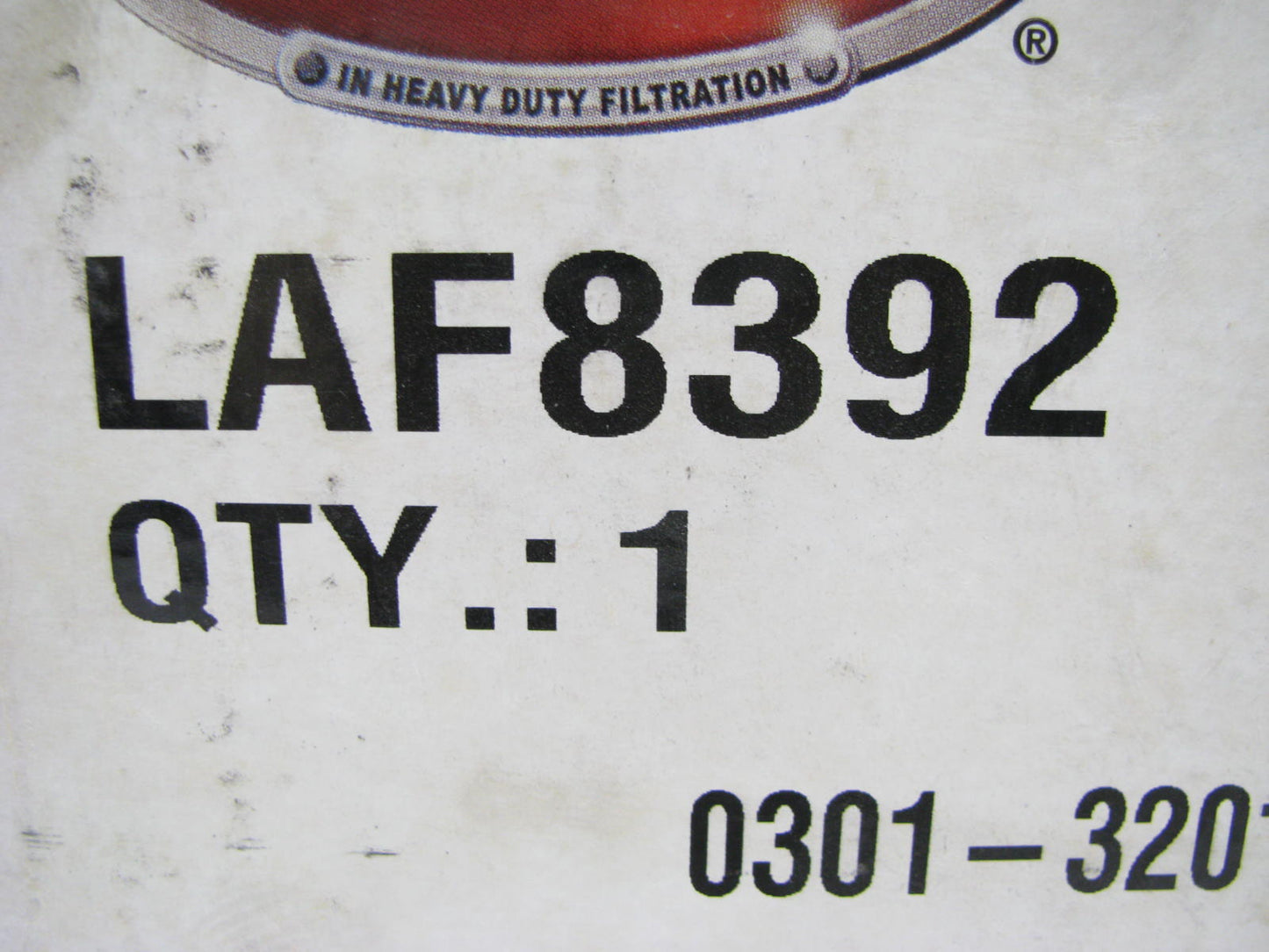 Luberfiner LAF8392 Inner Air Filter For Komatsu Equipment