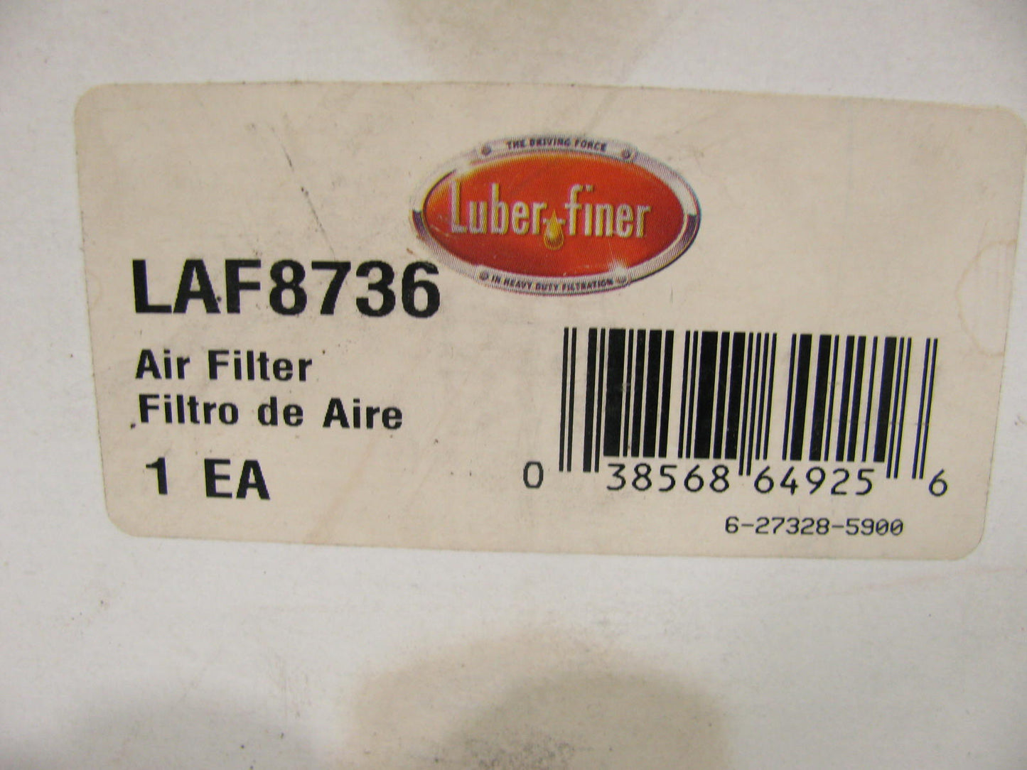 Luberfiner LAF8736 Air Filter Replaces 36607721 95091 22665900 49774