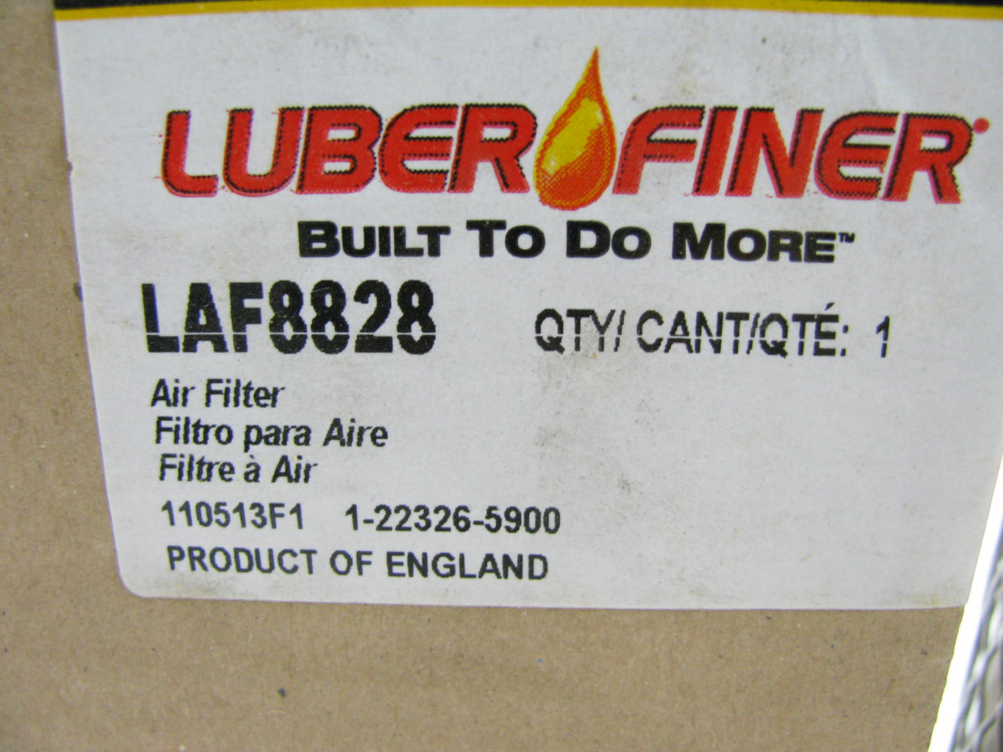 Luberfiner LAF8828 Air Filter For Massey Ferguson Tractors