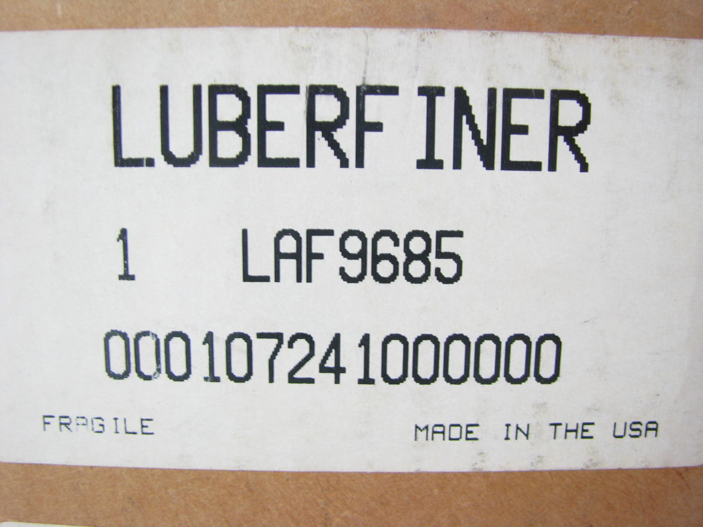 Luberfiner LAF9685 Air Filter For White Heavy Truck With Donaldson Filter