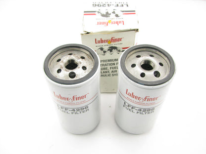 (2) Luberfiner LFF-4296 Fuel Filter Replaces FF5058 B330 86520 3520 P550410