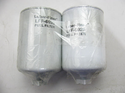 (2) Luberfiner LFF-6925 Diesel Fuel Water Separator Filter Replaces PS11142