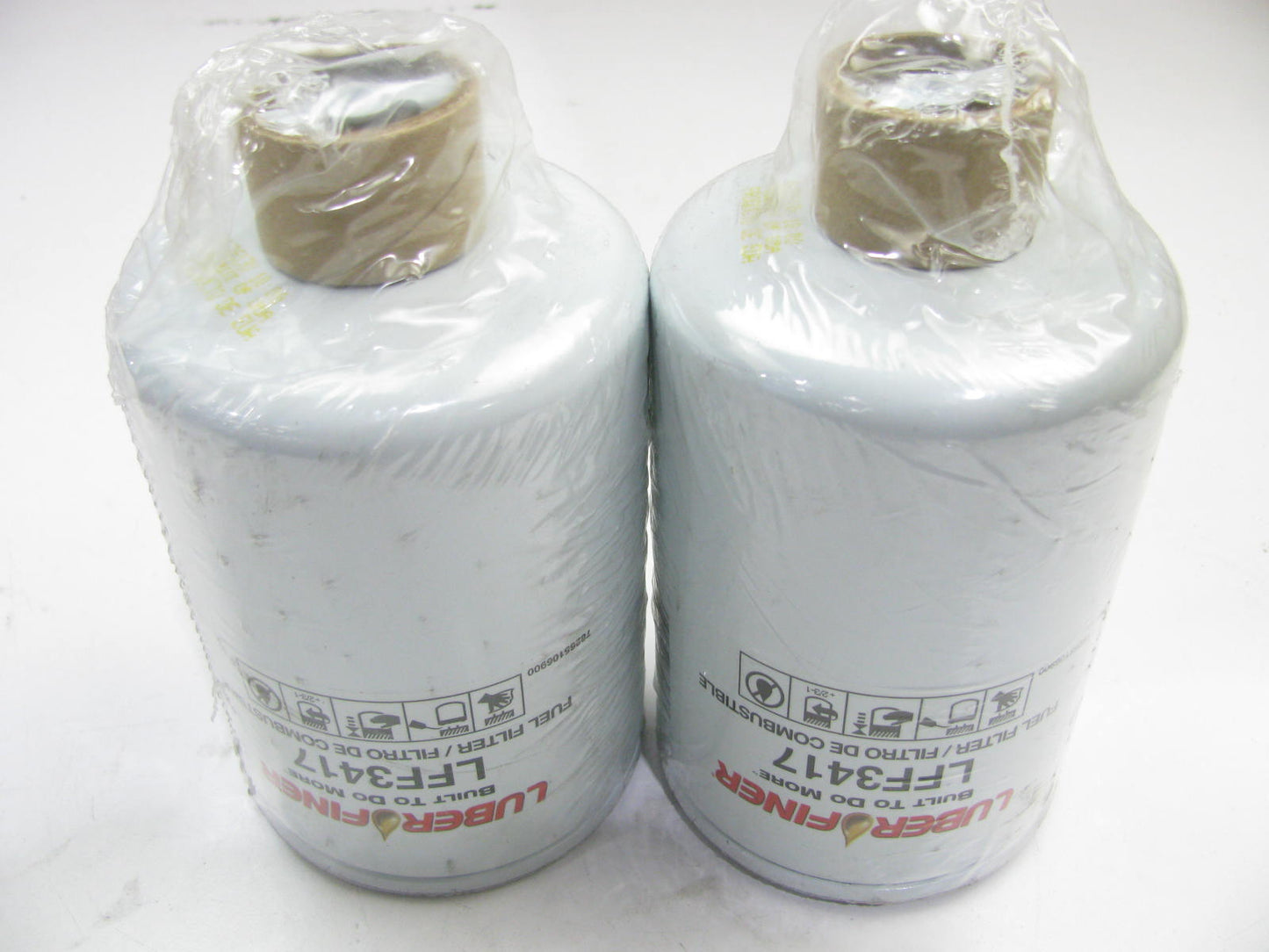 (2) Luberfiner LFF3417 Diesel Fuel Water Separator Filters