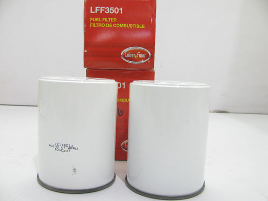 (2) Luberfiner LFF3501 Fuel Filter Replaces C4163 33196 F53135 FF4052 P779330