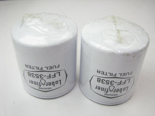 (2) Luberfiner LFF3538 Fuel Filter