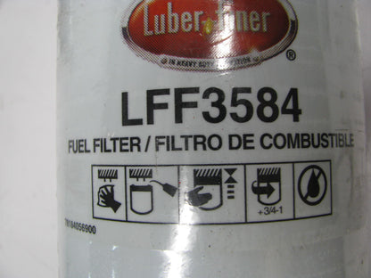 (6) Luberfiner LFF3584 Fuel Filter Replaces 33690 F65910 LFF5874 FF1077 FF5702