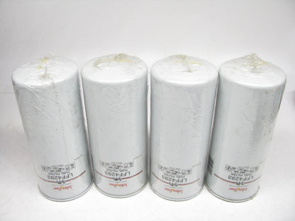 (4) Luberfiner LFF4293 Fuel Filter For 1997-2002 Freightliner Century Class