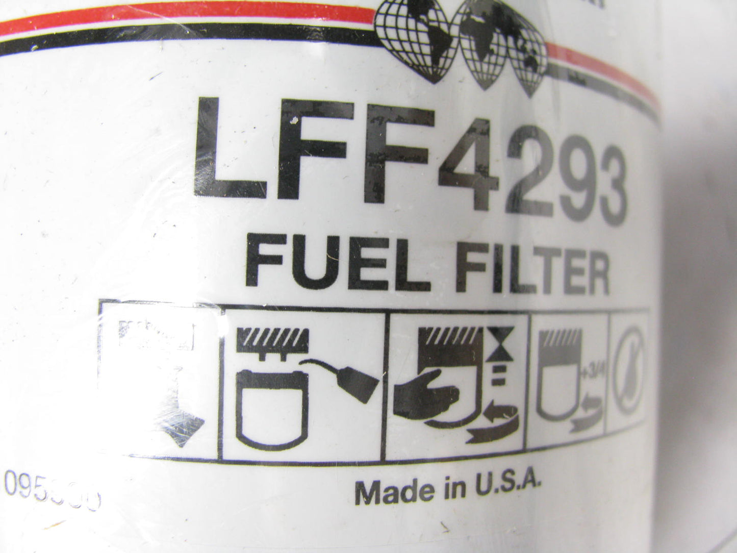 (4) Luberfiner LFF4293 Fuel Filter For 1997-2002 Freightliner Century Class