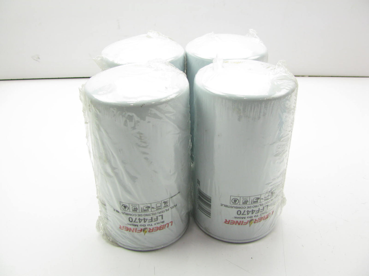 (4) Luberfiner LFF4470 Fuel Filter Replaces P8049 33588 F65296 FF1082 FF5381