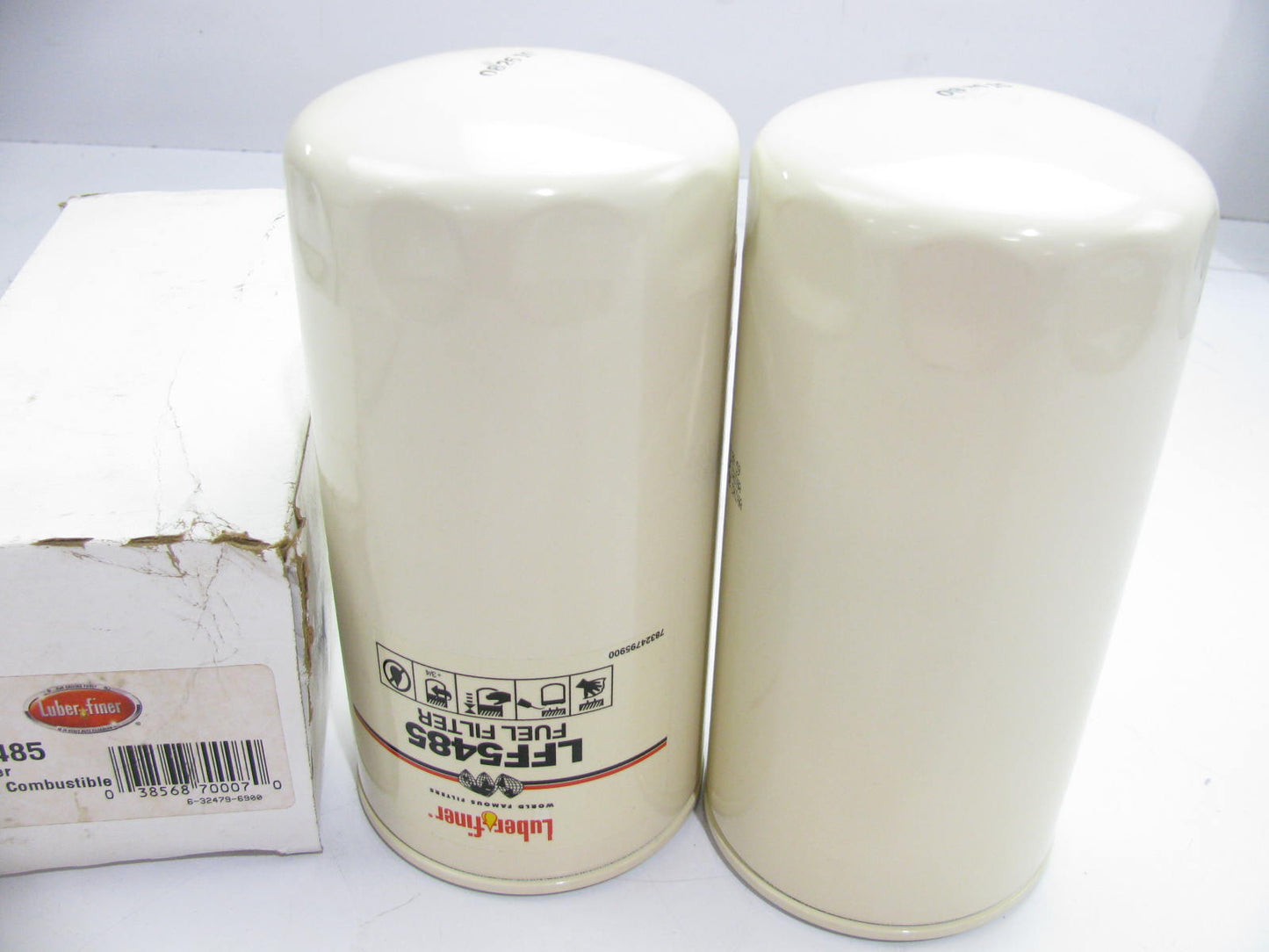 (2) Luberfiner LFF5485 Fuel Filter