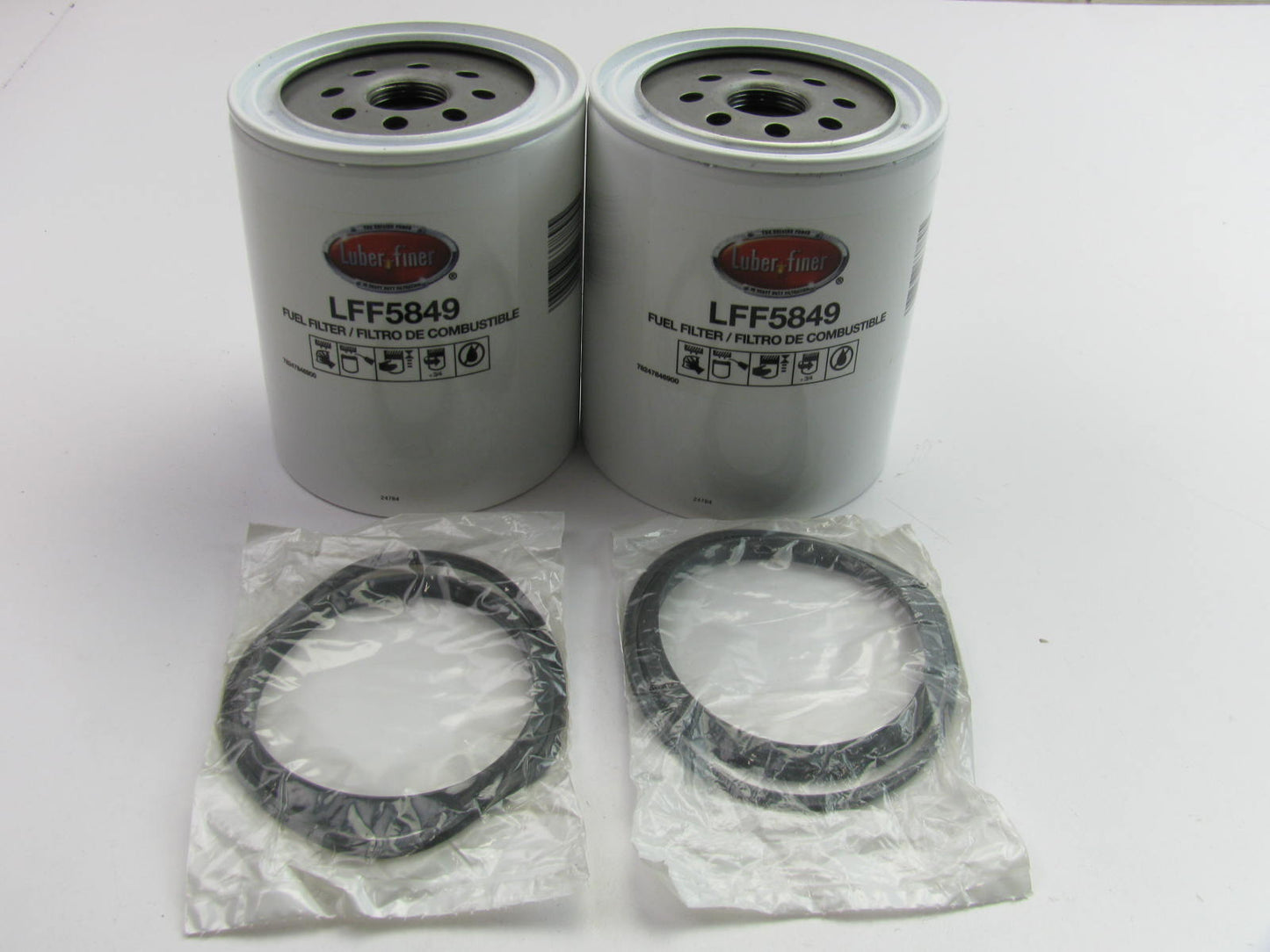 (2) Luberfiner LFF5849 Diesel Fuel Water Separator Filter Replaces PS7713 33630