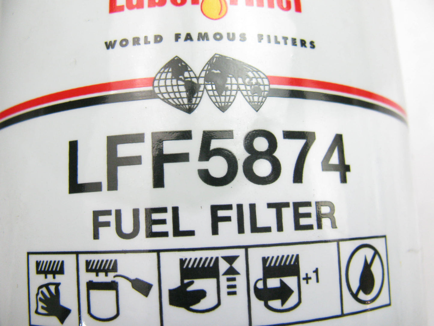 Luberfiner LFF5874 Fuel Filter Replaces 33690 F65910 FF1077 FF5702 P550372