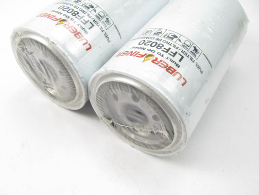 (2) Luberfiner LFF8020 Fuel Filter Replaces P3528A 33504 F60232 FF1016 FF105