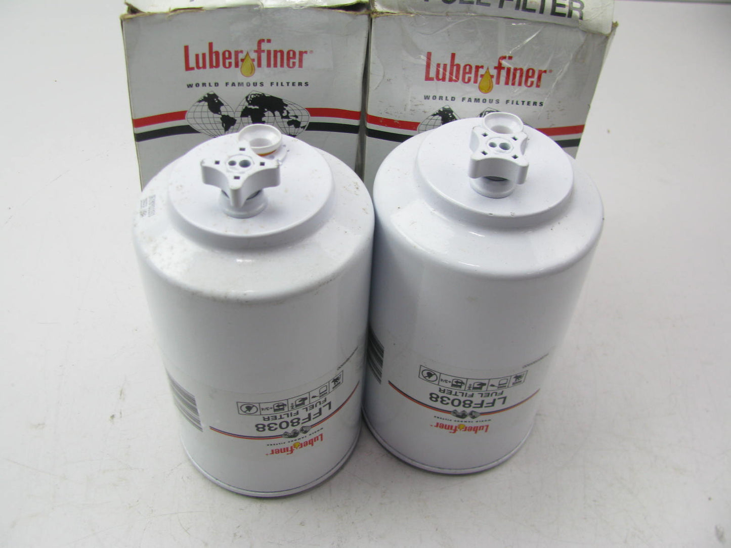 (2) Luberfiner LFF8038 Diesel Fuel Water Separator Filter Replaces PS7716 33838