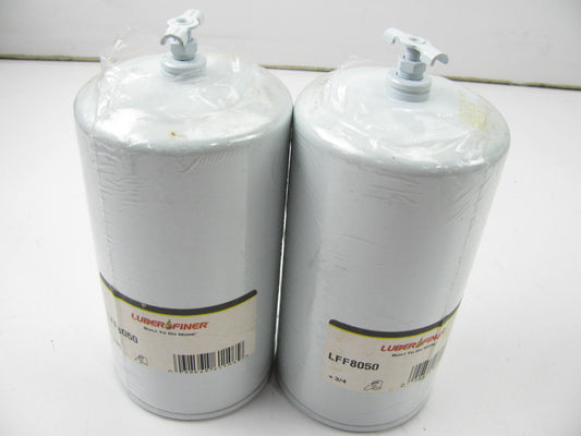 (2) Luberfiner LFF8050 Diesel Fuel Water Separator Filter