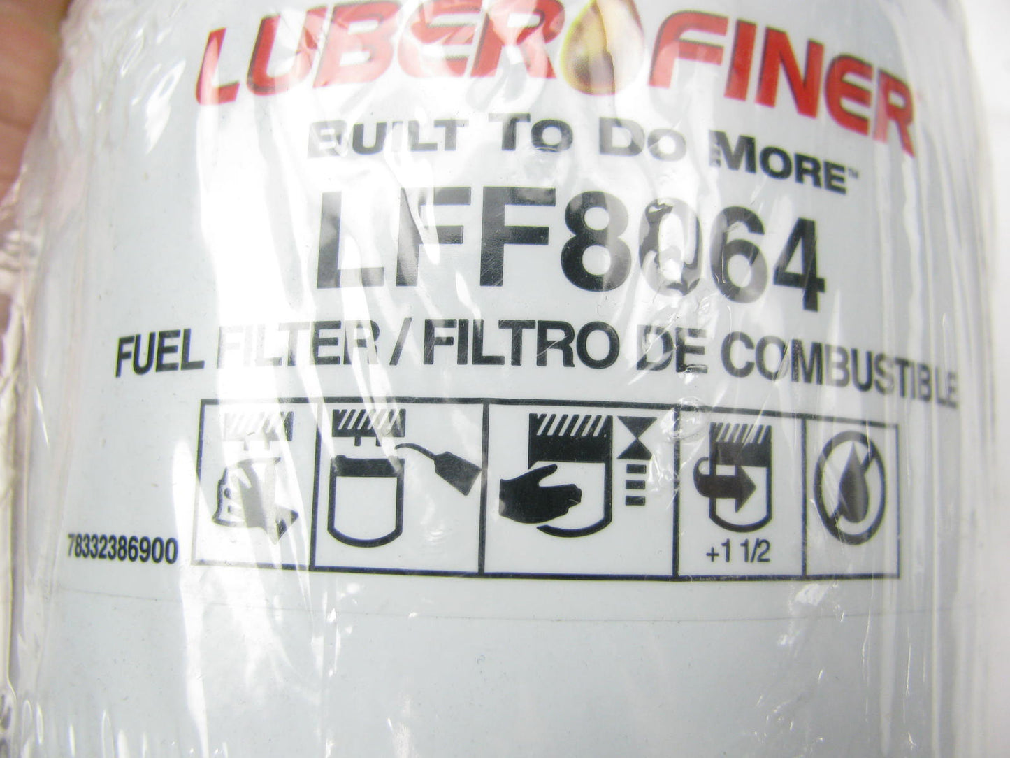 Luberfiner LFF8064 Fuel Filter Replace P8001, 23518169, 33412,  BF1346