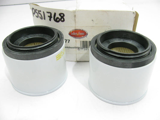 (2) Luberfiner LFF8677 Diesel Fuel Water Separator Filter Replaces PS10973 33584