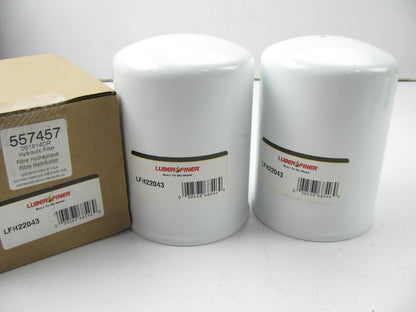 (2) Luberfiner LFH22043 Hydraulic Oil Filter For Zinga SF, DF, & MF Heads