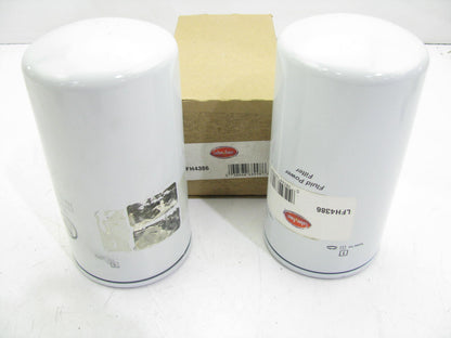 (2) Luberfiner LFH4386 Hydraulic Filters For Komatsu Equipment