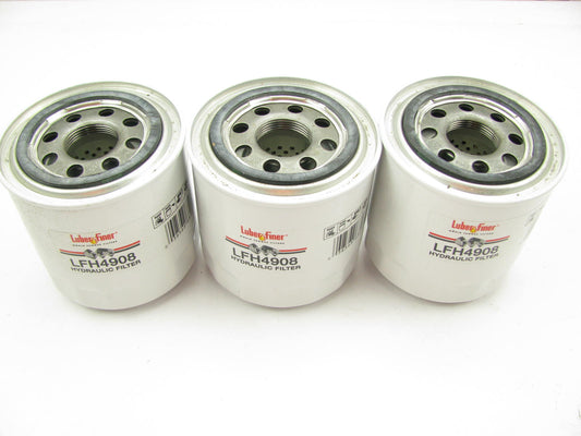 (3) Luberfiner LFH4908 Hydraulic Oil Filter For Schroeder ABG3