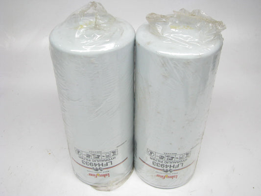 (2) Luberfiner LFH4933 Hydraulic Oil Filter Replaces 51826 H40280 LF355 P169083