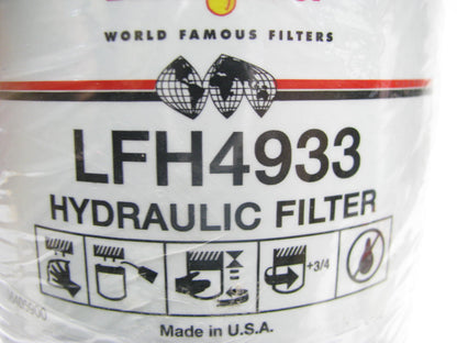 (2) Luberfiner LFH4933 Hydraulic Oil Filter Replaces 51826 H40280 LF355 P169083