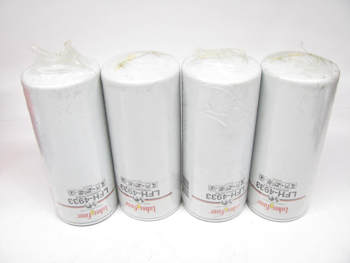 (4) Luberfiner LFH4933 Hydraulic Oil Filter Replaces 51826 H40280 LF355 P169083