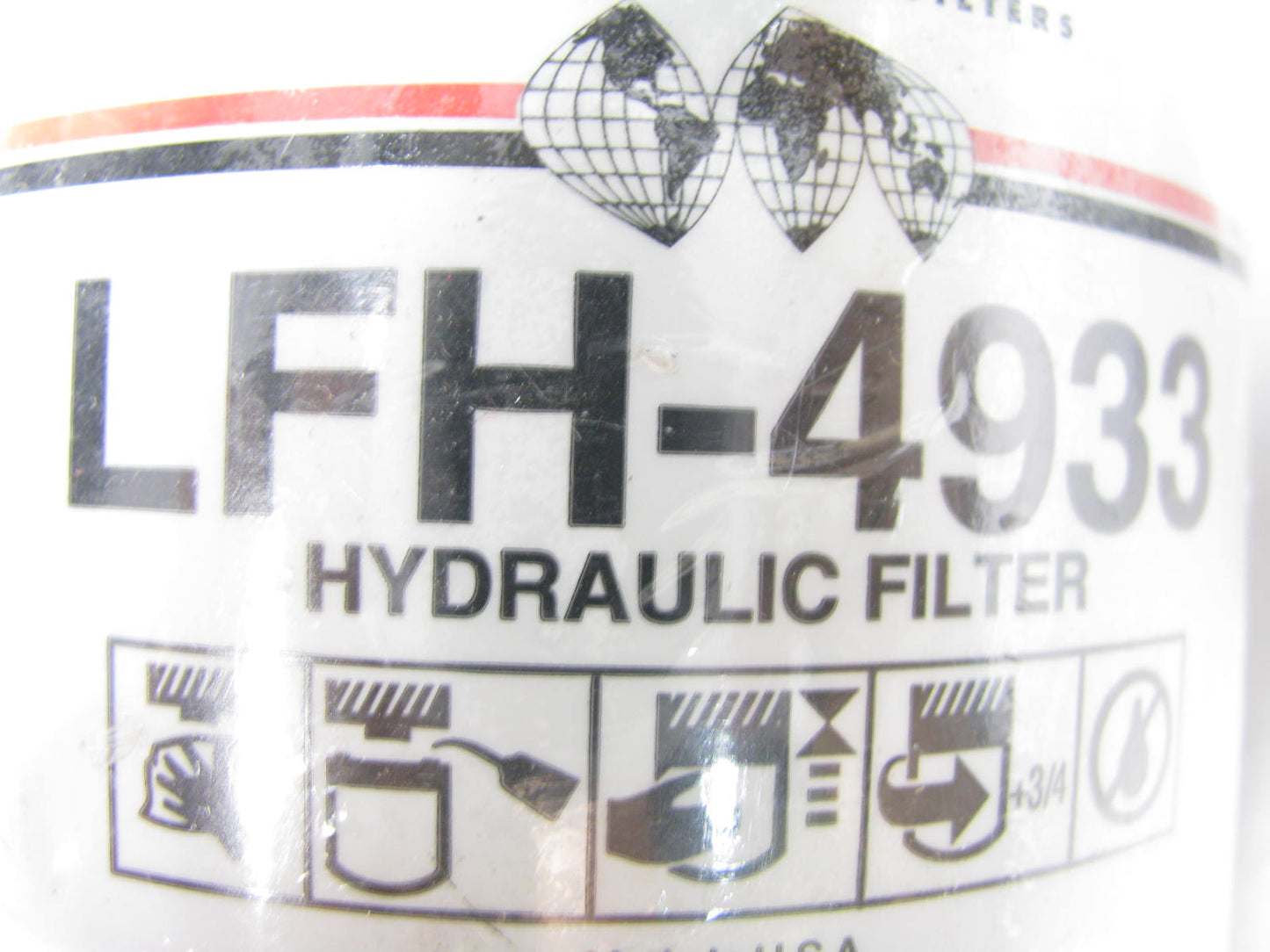 (4) Luberfiner LFH4933 Hydraulic Oil Filter Replaces 51826 H40280 LF355 P169083