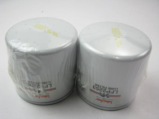 (2) Luberfiner LFP2253 Engine Oil Filter For CAT Excavators, Compactors