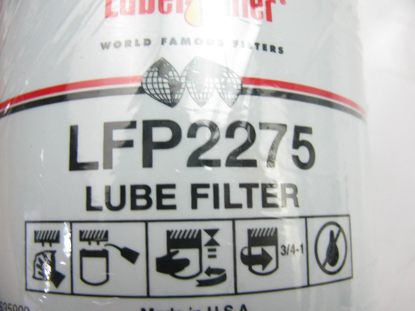 (2) Luberfiner LFP2275 Hydraulic Oil Filter Replaces P8707 57116 L25100 84116