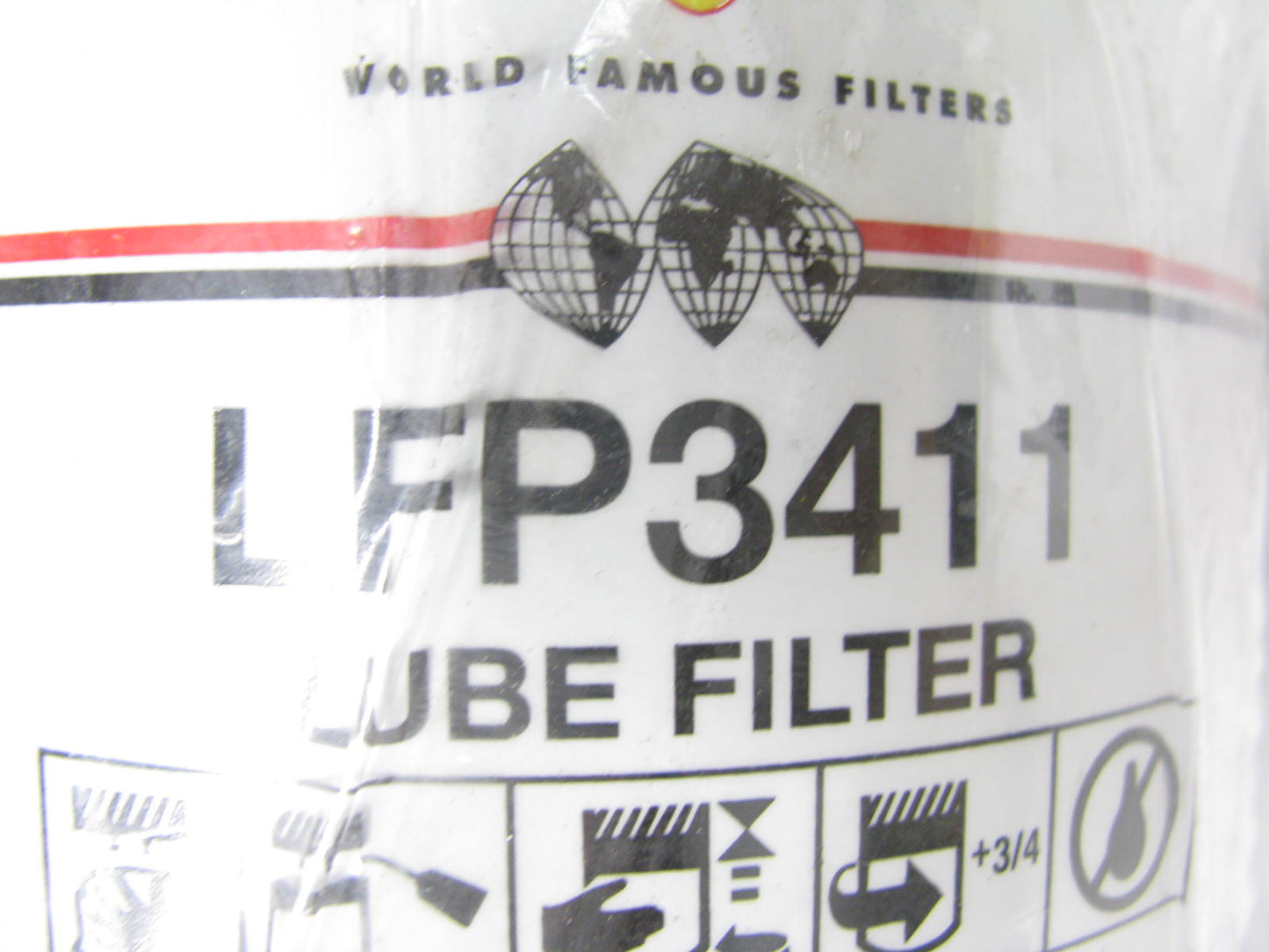 (3) Luberfiner LFP3411 Oil Filter Replaces PH3534 51601 L37198 LF127 LF682