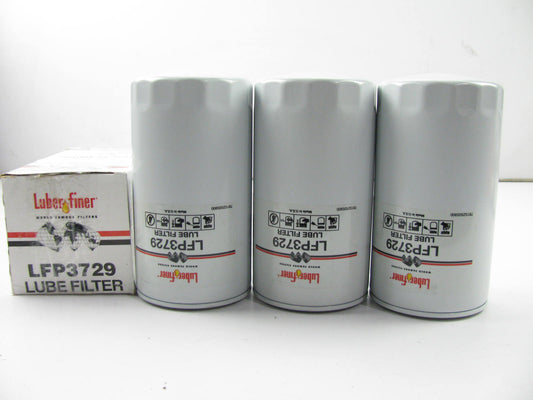 (3) Luberfiner LFP3729 Oil Filter For CAT Forklift Lift Trucks