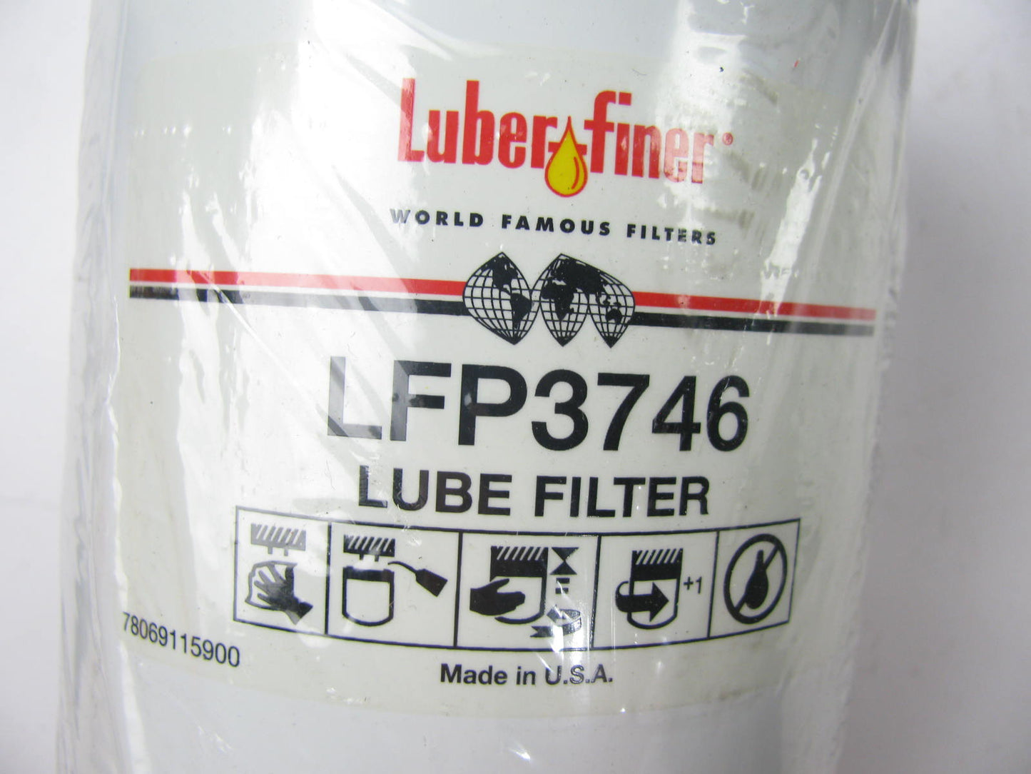 (3) Luberfiner LFP3746 Oil Filter Replaces 51802 L40128 LK98T MK13103 P559282