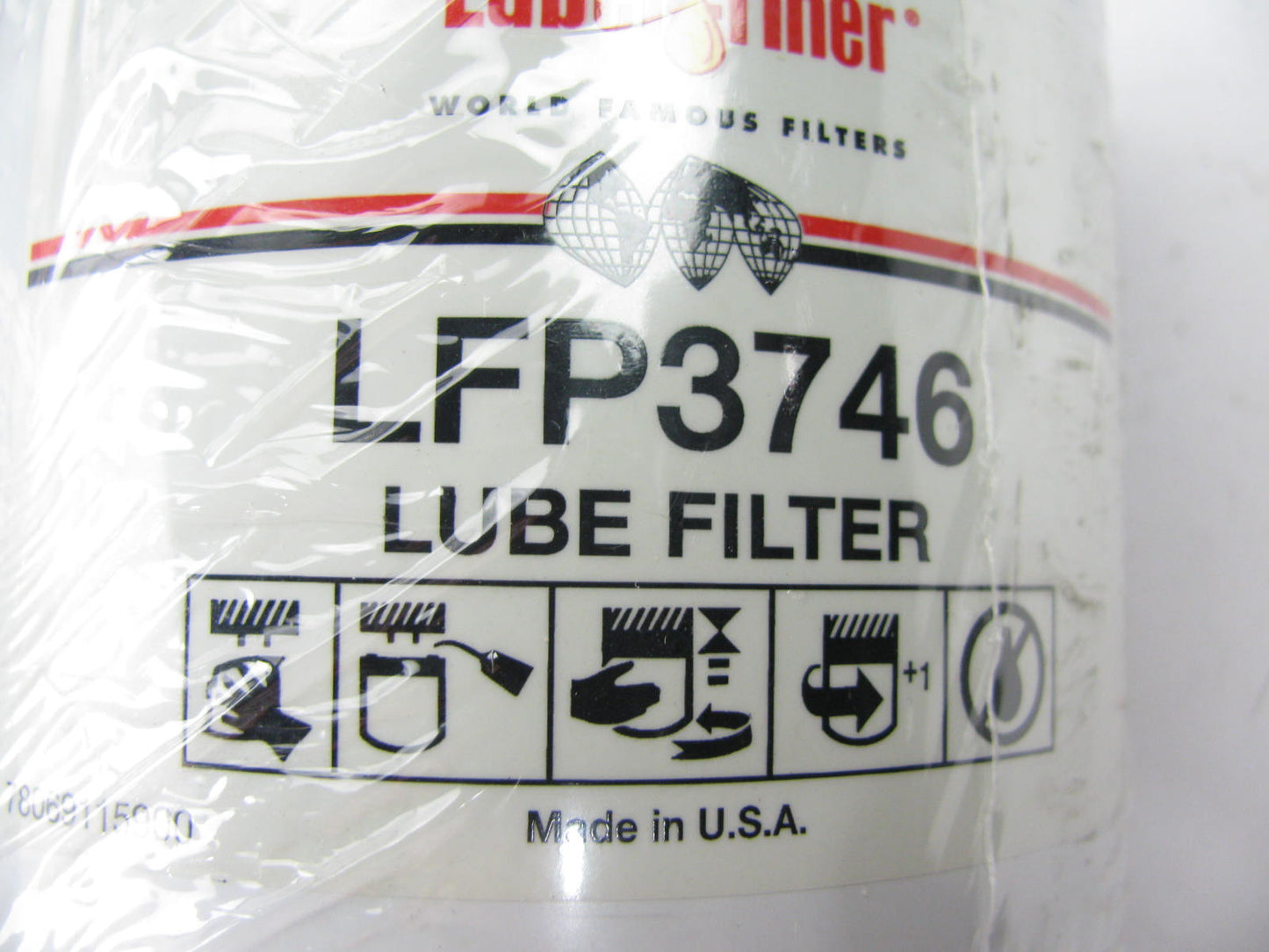 (4) Luberfiner LFP3746 Oil Filter Replaces 51802 L40128 LK98T MK13103 P559282