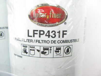 (2) Luberfiner LFP431F Fuel Filter Replaces P3431 33216 F70150 FF955 FF5348