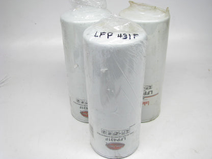 (3) Luberfiner LFP431F Fuel Filter Replaces P3431 33216 F70150 FF955 FF5348