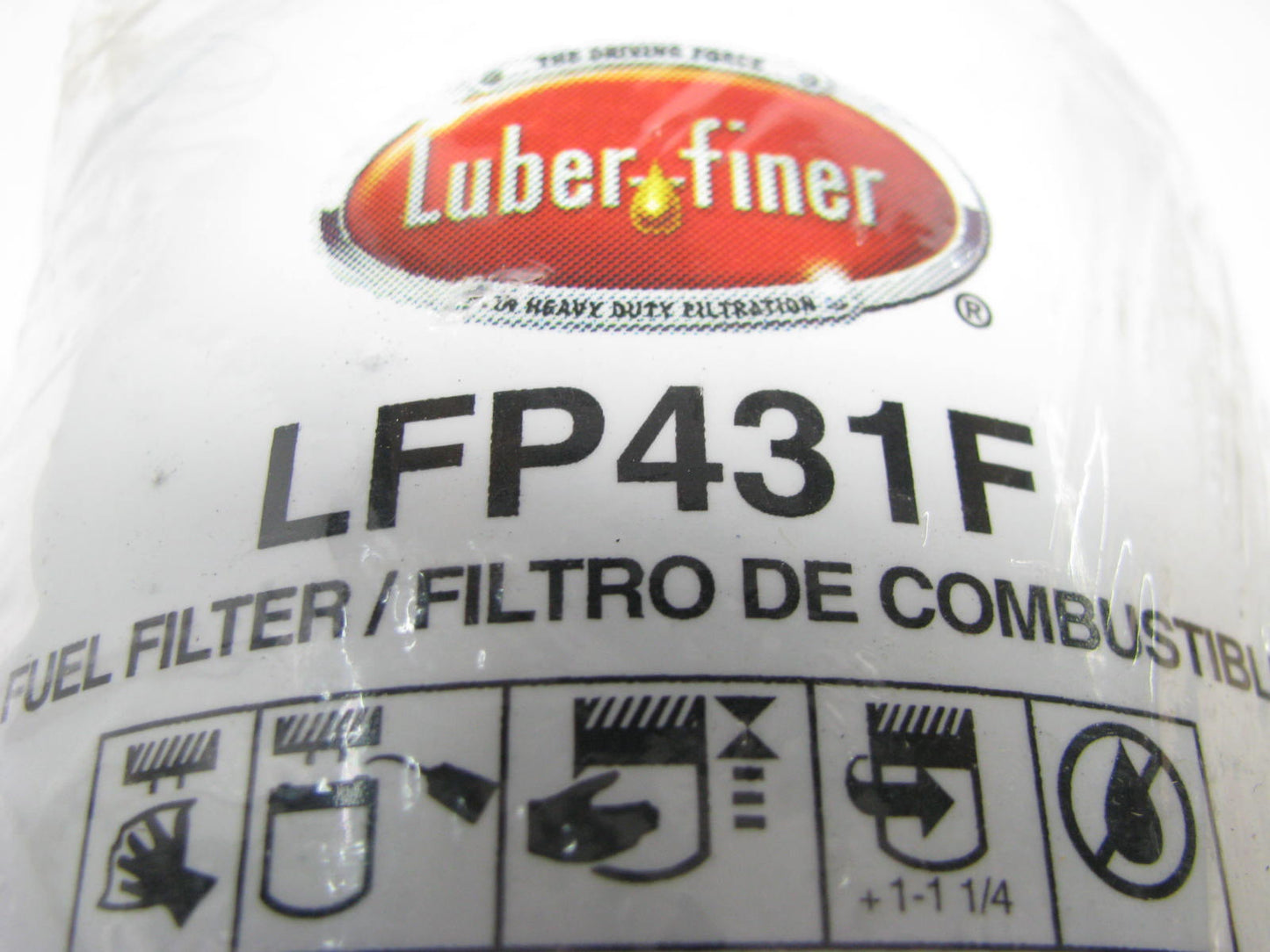 (4) Luberfiner LFP431F Fuel Filter Replaces P3431 33216 F70150 FF955 FF5348