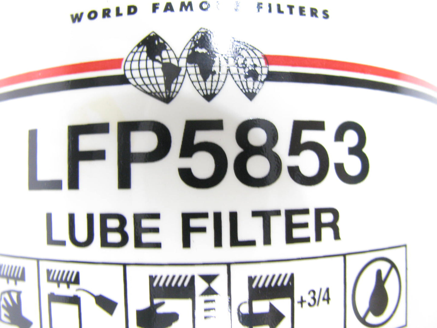 (6) Luberfiner LFP5853 Engine Oil Filters Replaces PF1799 BT536 OC238 57027