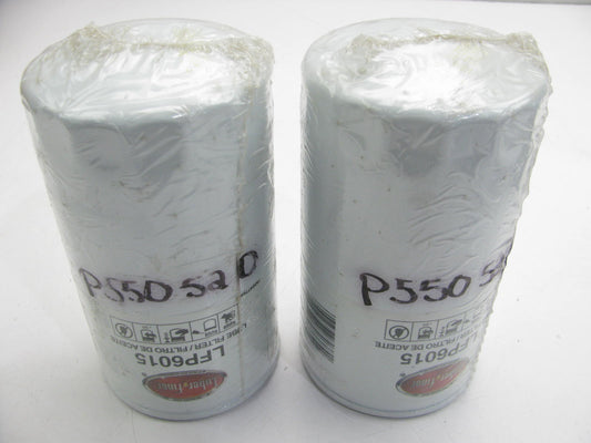 (2) Luberfiner LFP6015 Engine Oil Filter, Replaces Wix 57037