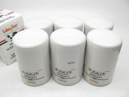 (6) Luberfiner LFP8320 Engine Oil Filter For Komatsu Excavators