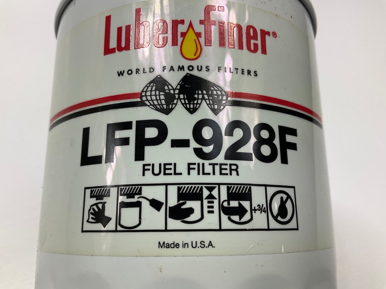 (2) Luberfiner LFP928F Fuel Filter