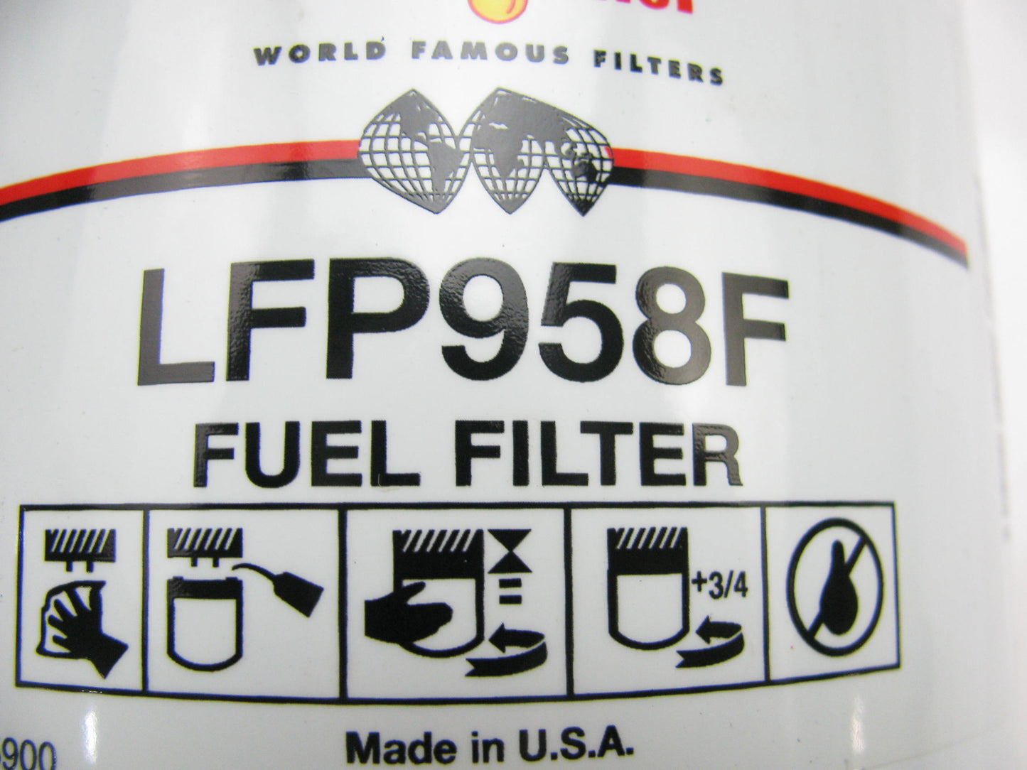 Luberfiner LFP958F Fuel Filter Replaces P3804 33958 FF845 FF5036 P559263 86958