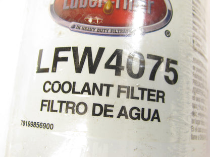 (2) Luberfiner LFW4075 Coolant Filter Replaces PR3911 24197 W64455 WC7 WF2104