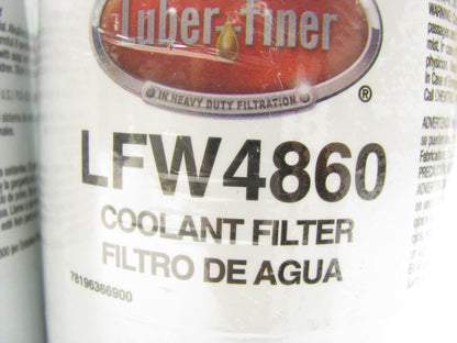 (6) Luberfiner LFW4860 Coolant Filter Replaces PR393 24428 W50475 WC3 WF2083